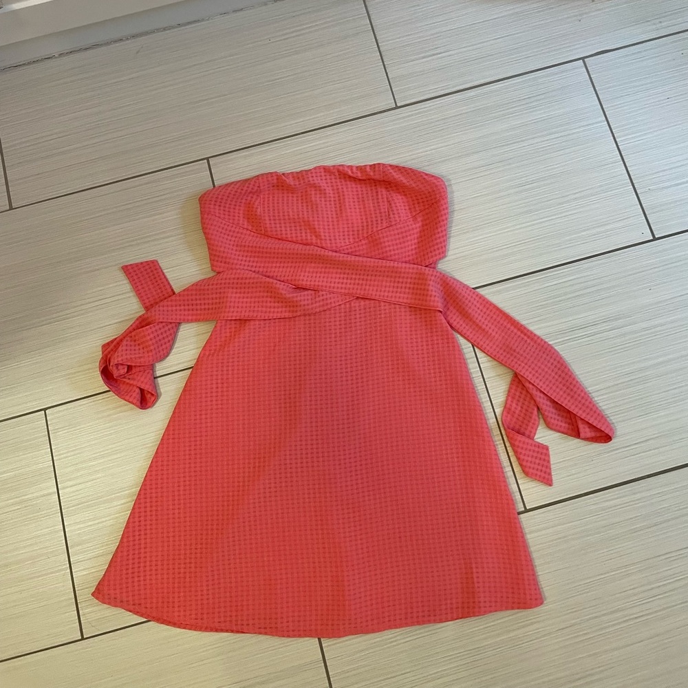 By the way. Strapless Mini Dress